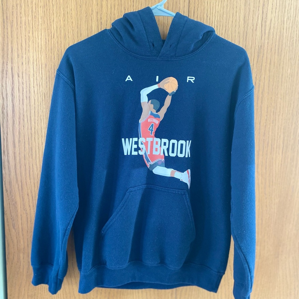 Youth Large blue hoodie